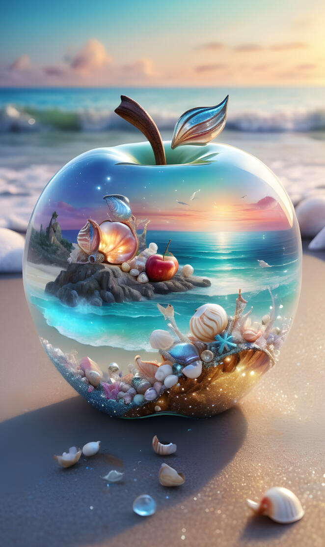 Apple seashore