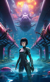 Ghost in a shell in a submarine 2