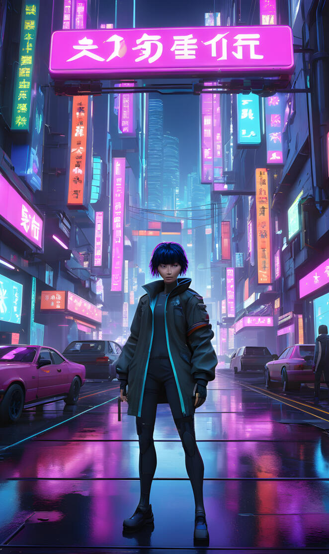 ghost in a shell in new Tokyo 2