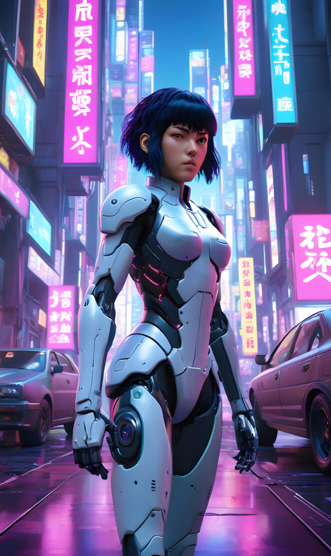 Ghost In a shell in new Tokyo 3