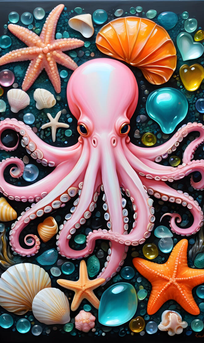Pink Octopus