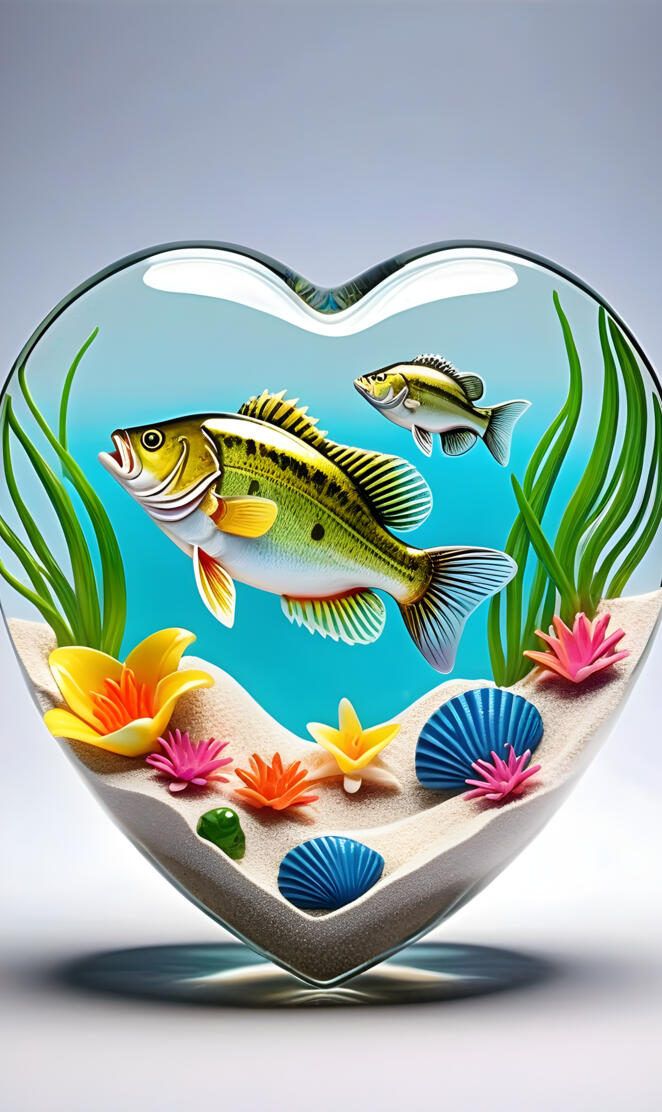 a fish bowl with a fish in it