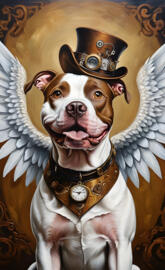 Cute Steampunk dog