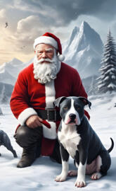 Santa with his best friend
