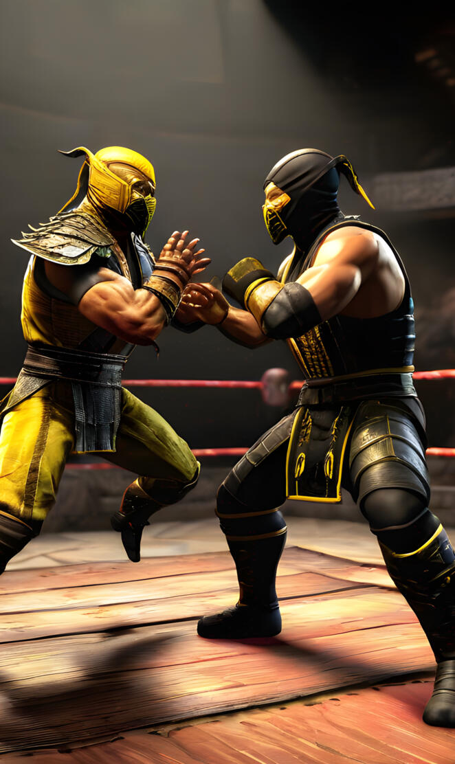 mortal IA Kombat tributo a Scorpion