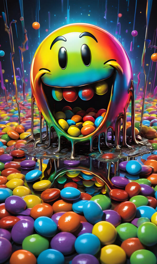 a large yellow and blue ball pit