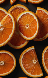 Design with Orange slices