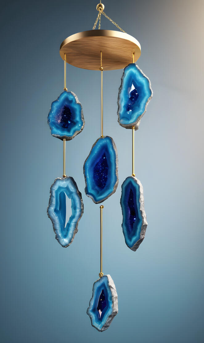 geode wind chime