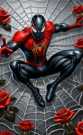 Black and Red Spidey
