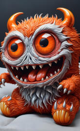 a small clay monster