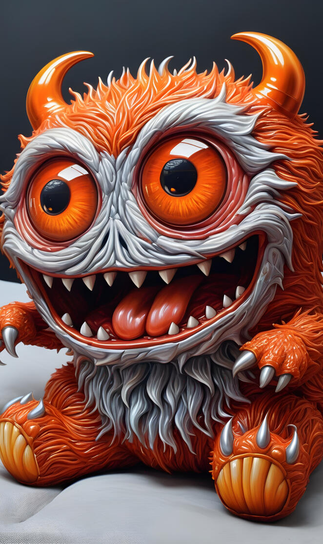 a small clay monster