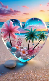 Beach ⛱️ heart ❤️