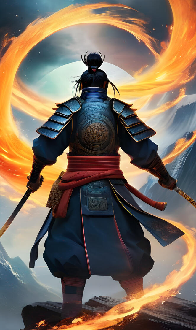 fire bending samurai