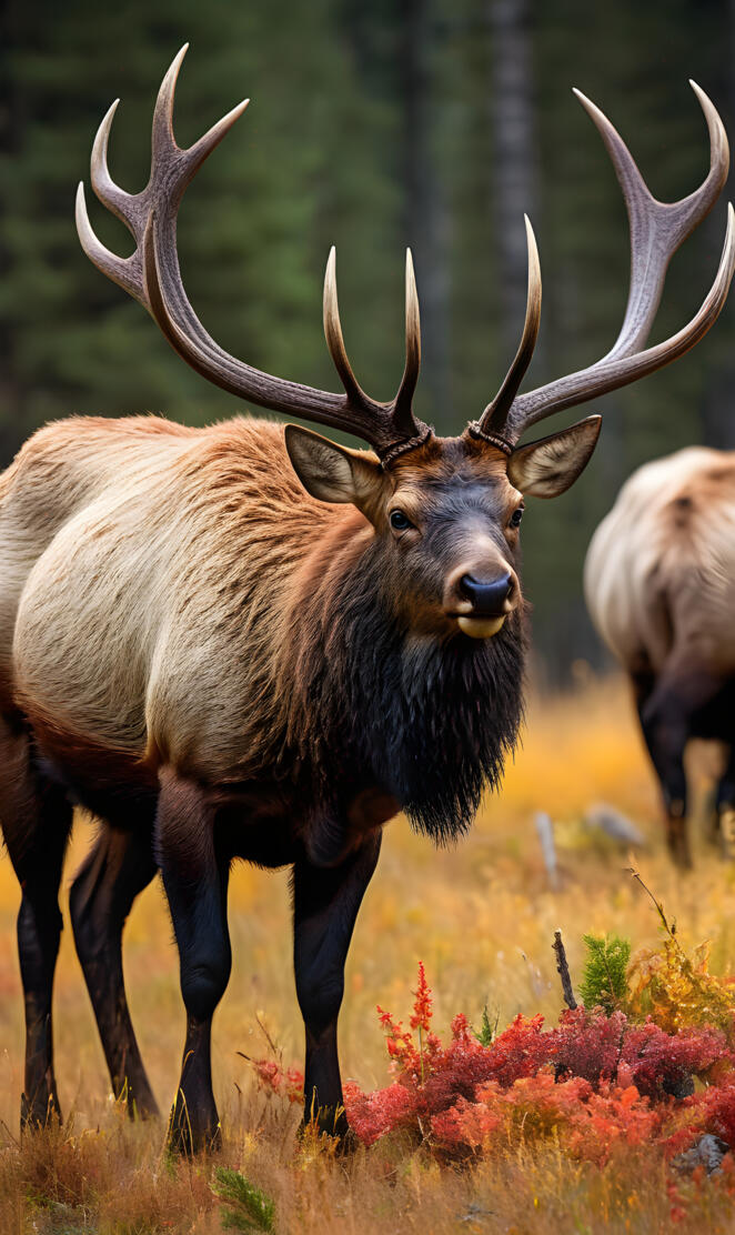 Elk Bend, Idaho is in prime elk habitat in Salmon Idaho