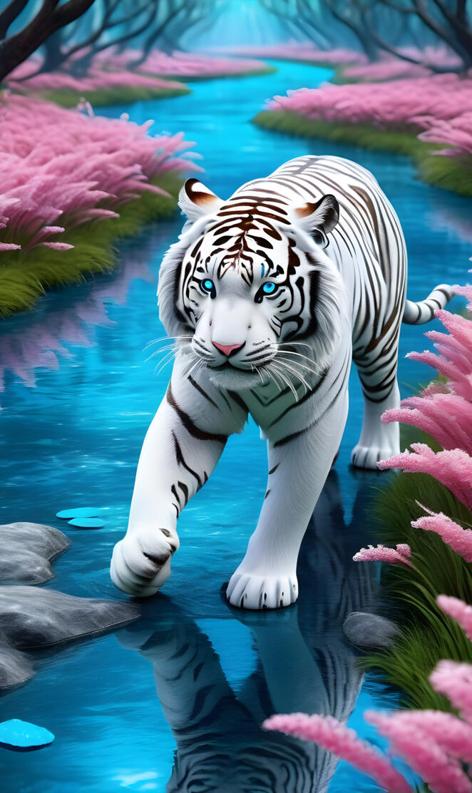 white bangle tiger