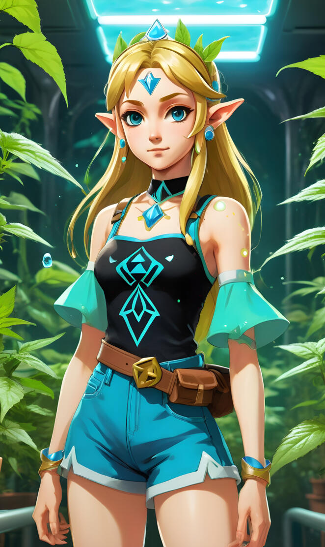 u zelda green