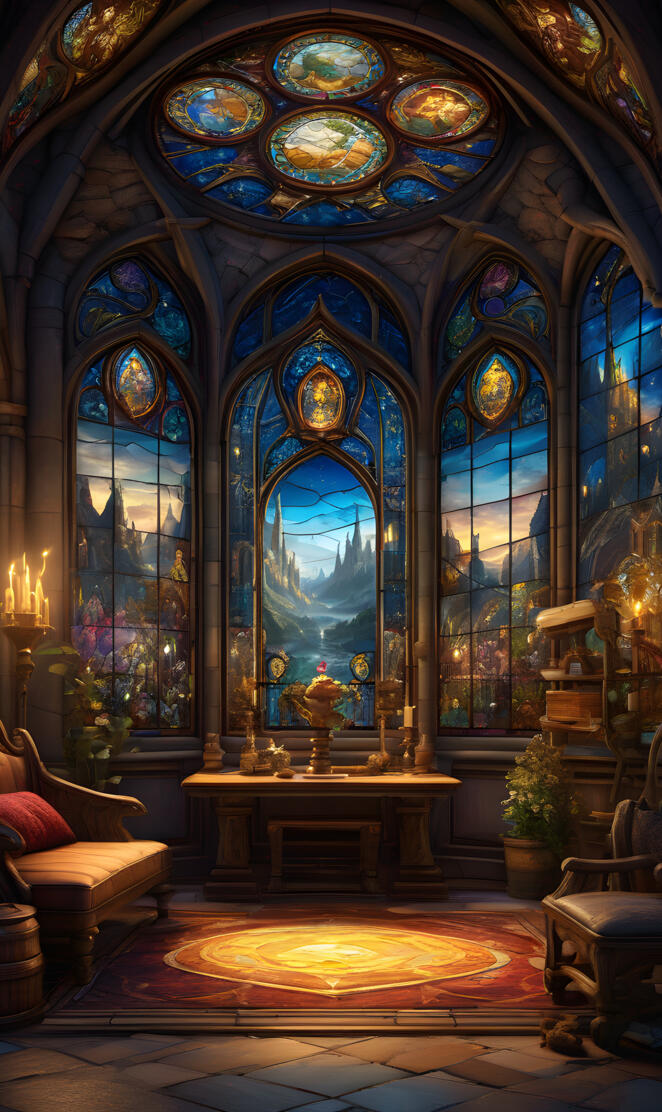 gorgeous stained glass windows gothic beauty and the beast