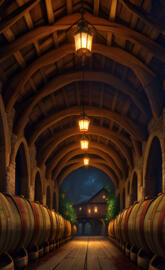 a room with a ceiling of wood and a large arched ceiling