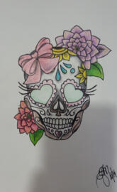 Sugar Skull bow