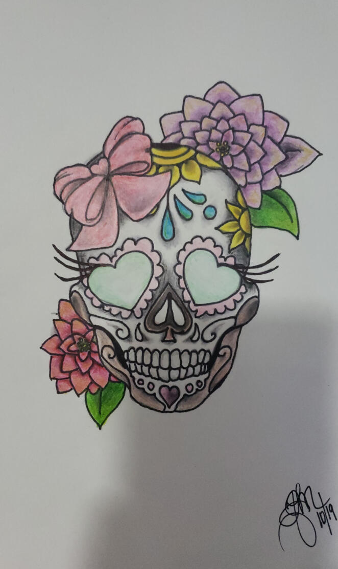 Sugar Skull bow