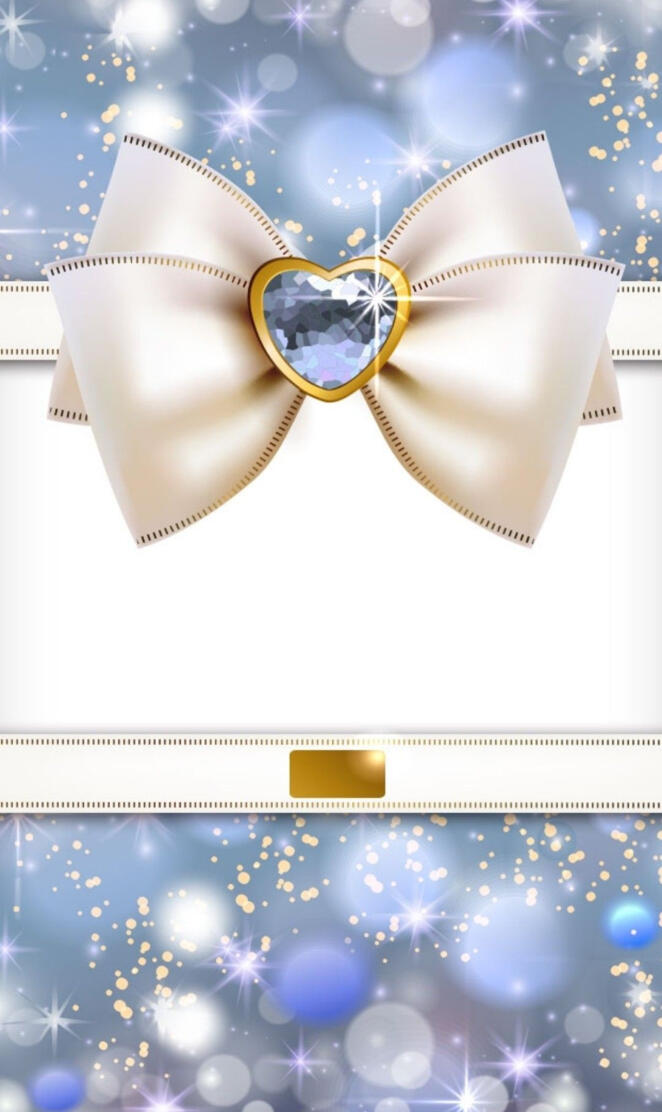 Diamond Heart Bow
