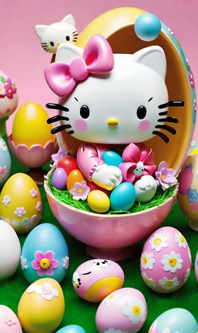 hello kitty easter