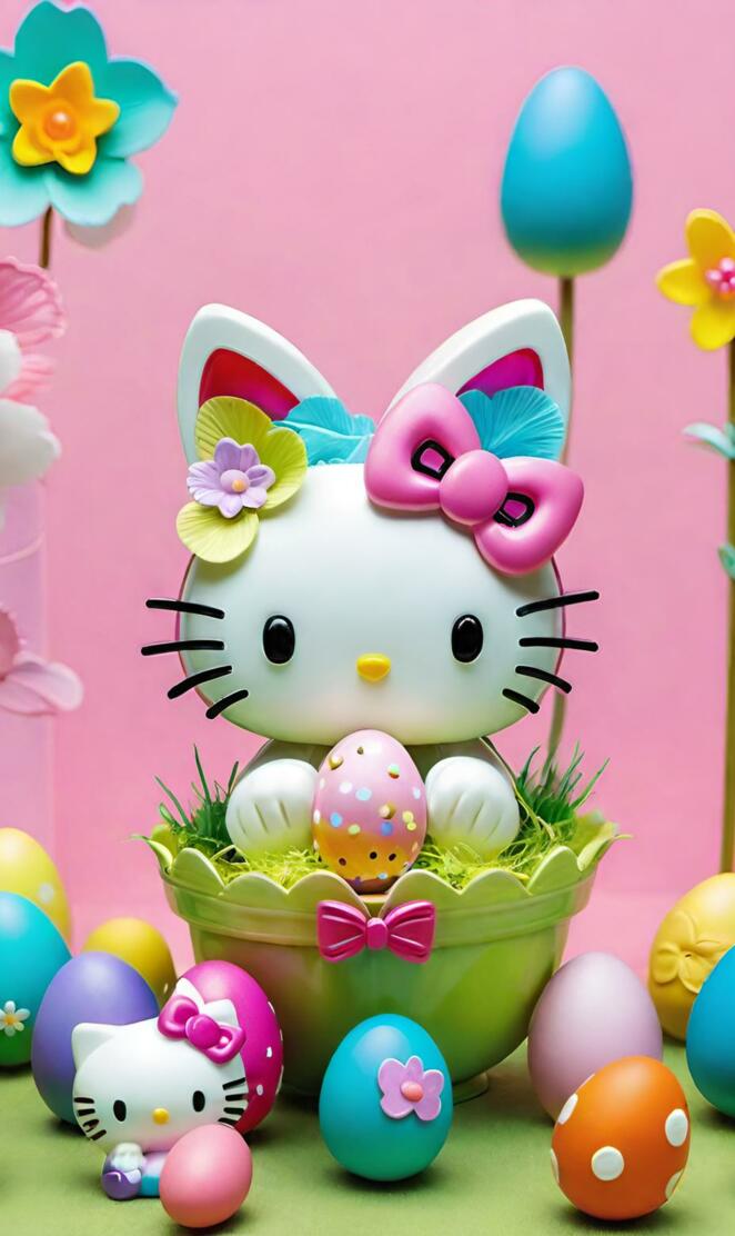 hello kitty easter