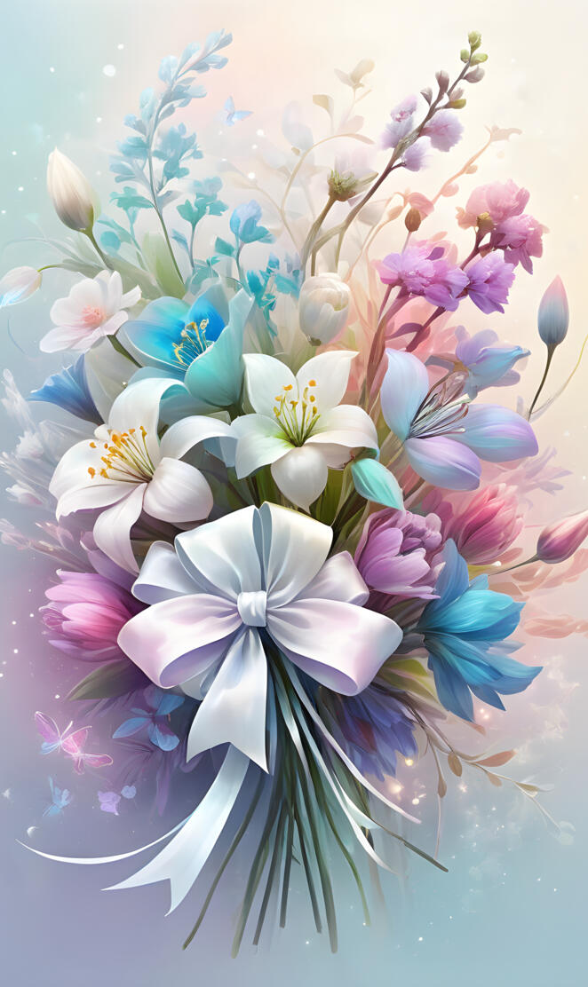 Flowers bunch wallpaper