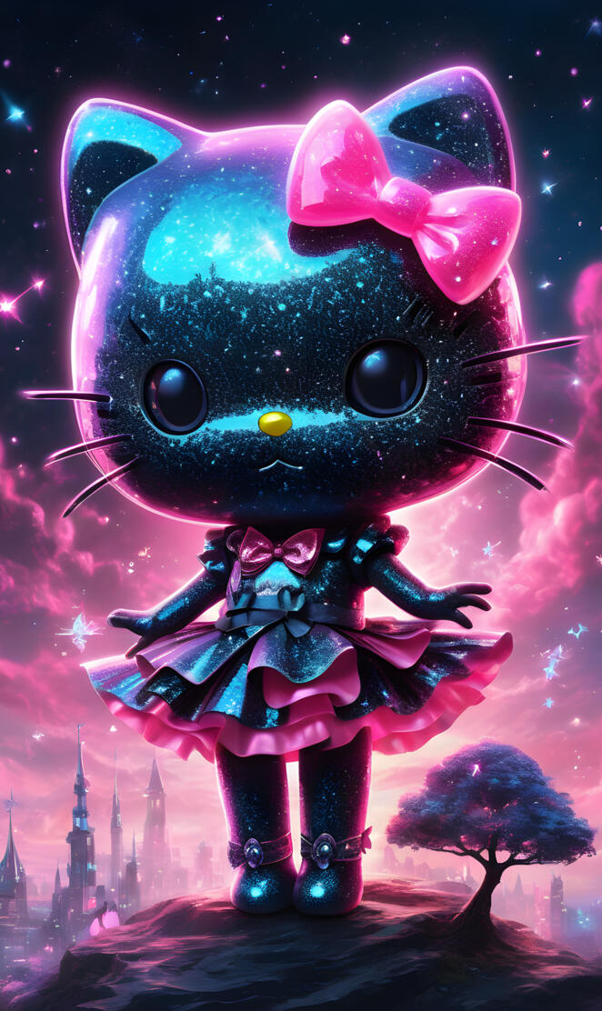 a purple alien character