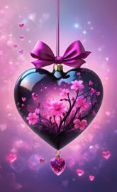 Heart ,bow wallpaper ♥️