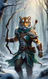 Rakasta winter guard archer