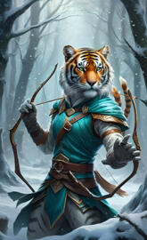 Rakasta winter guard female