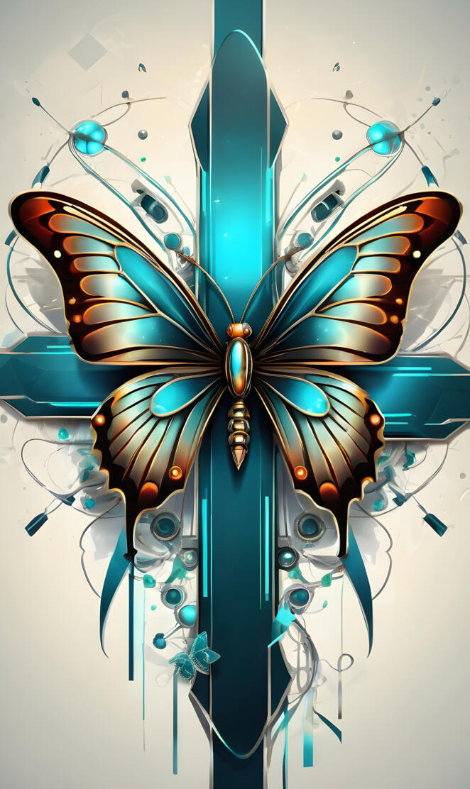 a colorful butterfly on a glass surface