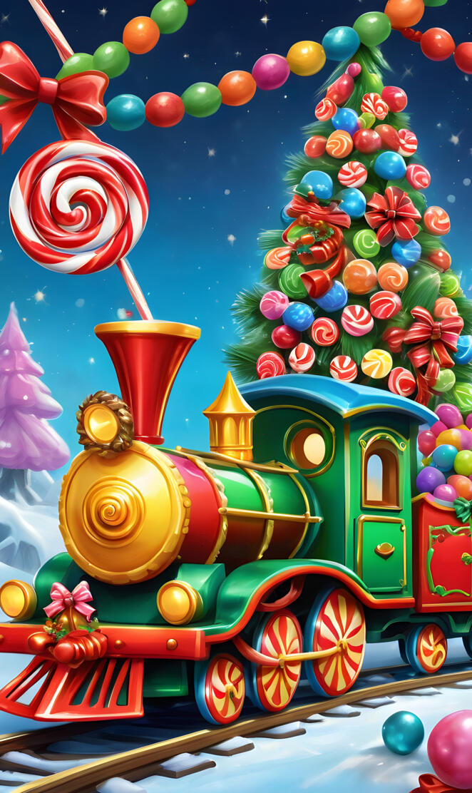 Candyland Christmas Train