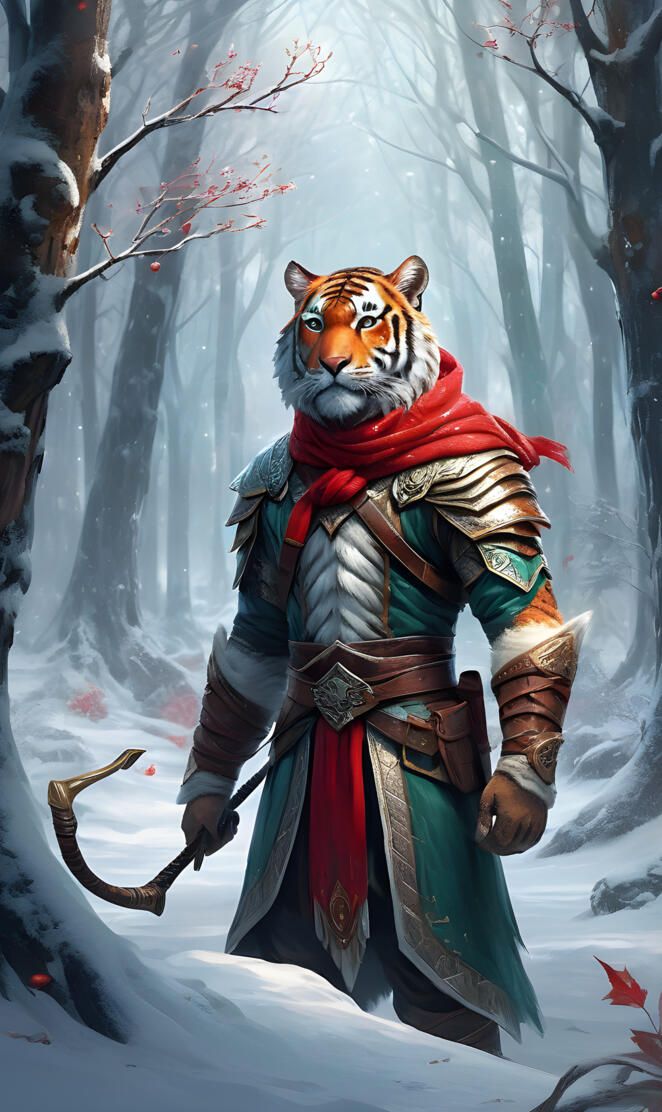 Rakasta winter guard reds