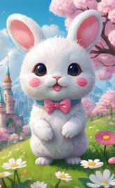 wearing a bow tie kawia