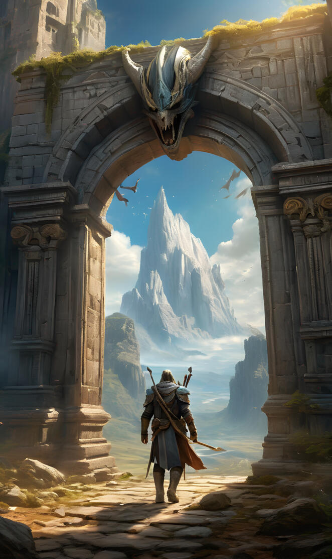 medieval Archer bow and arrow