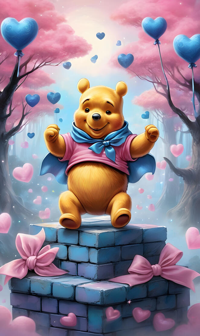 a yellow teddy bear on a bench