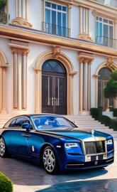 A Rolls Royce in a billionaires villa 💸