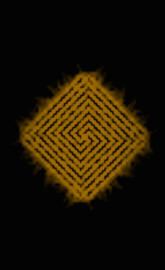 Yellow Flaming Swirl