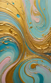 Abstract colourful swirls