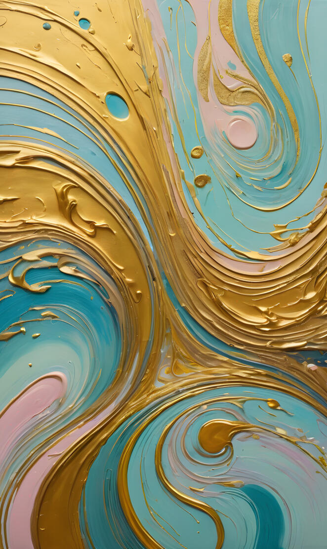 Abstract colourful swirls