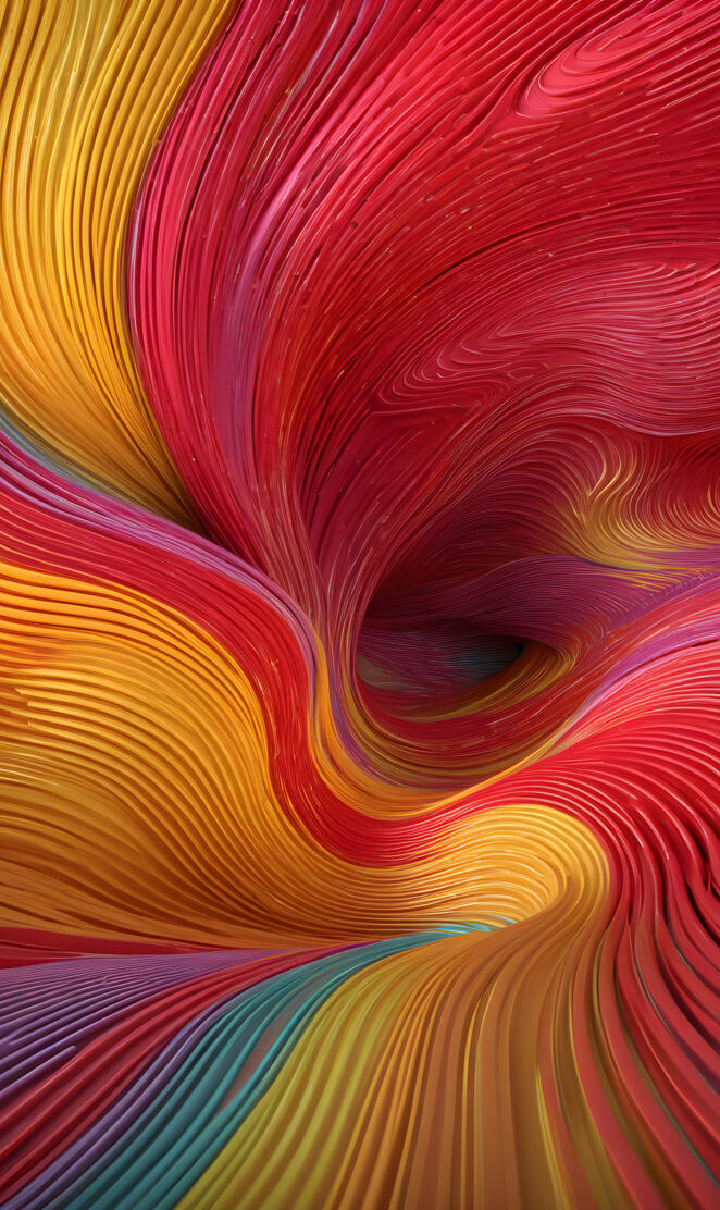 Gentle abstract swirling