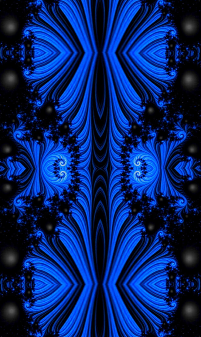 Blue abstract