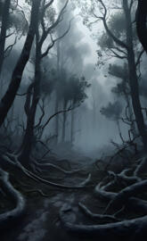 Creepy woodland