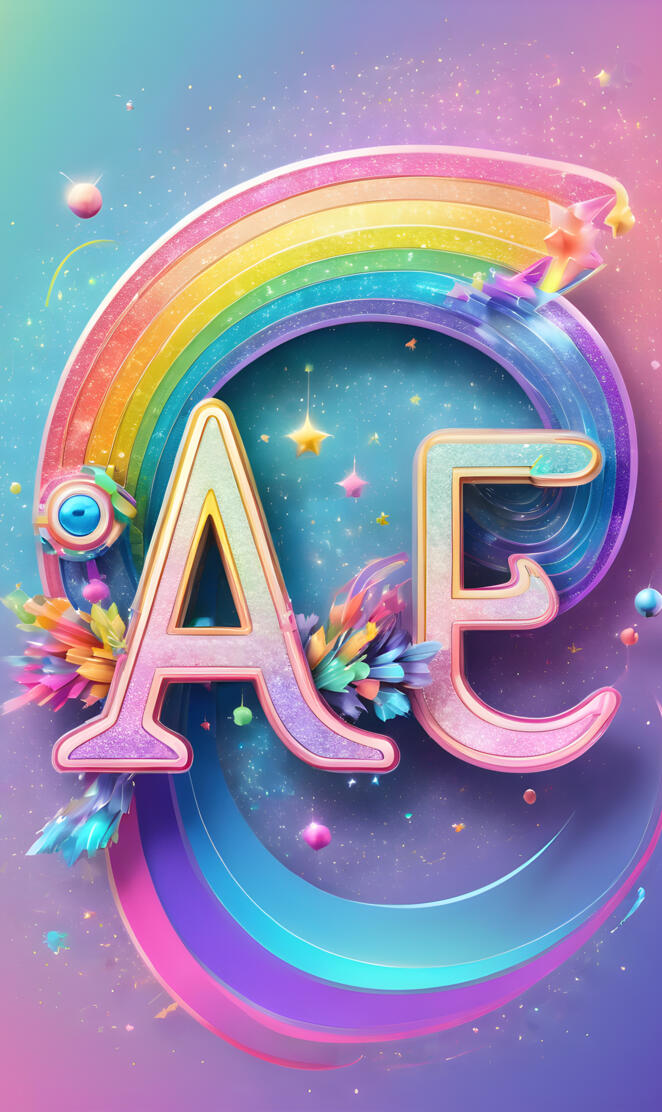 letters A and E