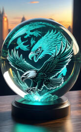 3d eagles orb