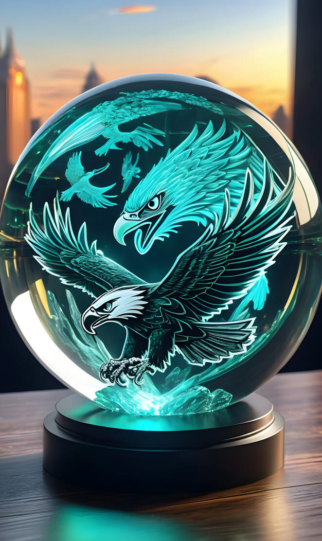 3d eagles orb