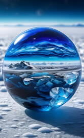 Ice microbial planet