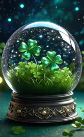 Four Leaf Clover Globe